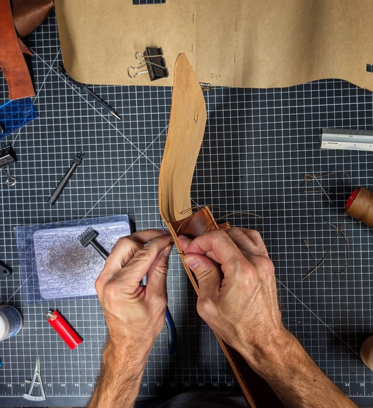 Alfa handmade leather saddle